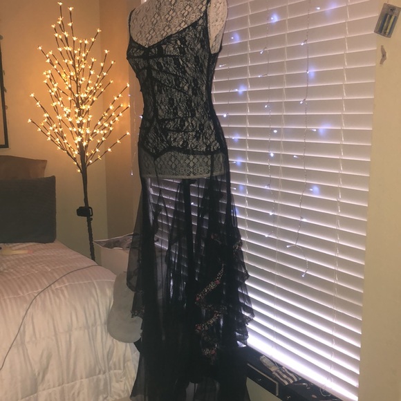 💟RARE💟 Intimately sheer/lace maxi slip dress - Picture 3 of 8